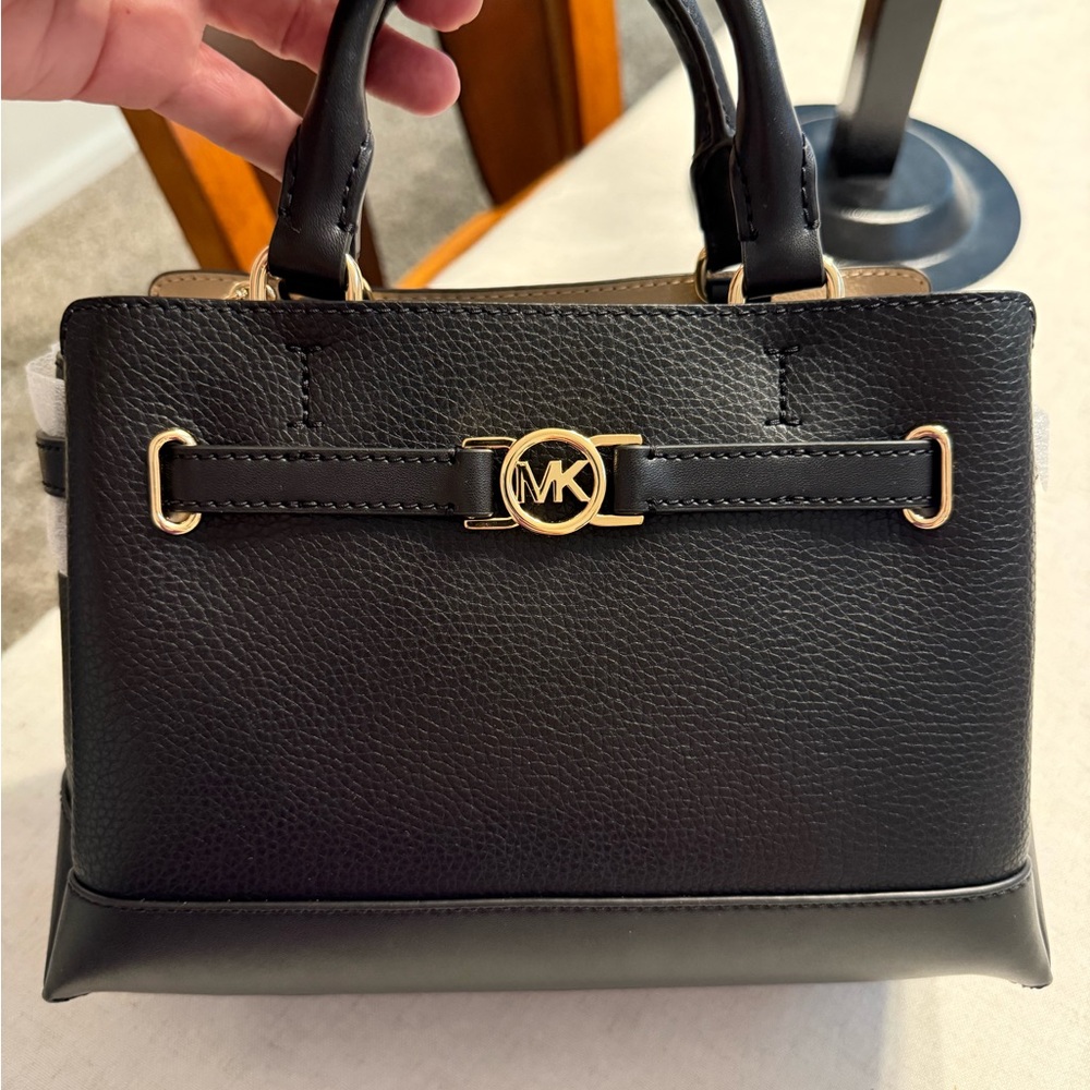 Michael Kors Bundle Black Satchel and Wallet Set, Satchel NWT, Wallet EUC - Picture 7 of 16